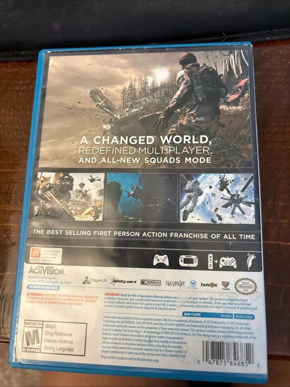 Call of Duty: Ghosts (Wii U) by Activision - Black Cover